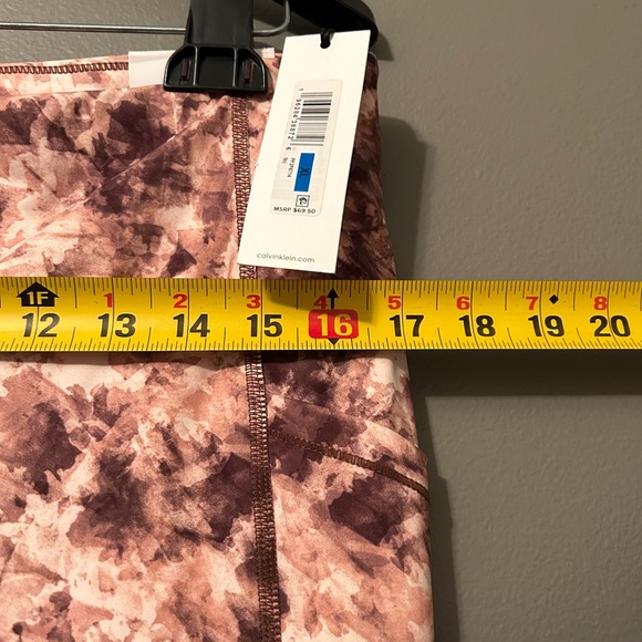 NWT Calvin Klein Sz XL Marble Compression High Waist 7/8 Tights Leggings! - Picture 9 of 13